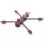 Mark4 7inch 295mm Drone Carbon Fiber Frame With 5mm Arm and Red Print Parts
